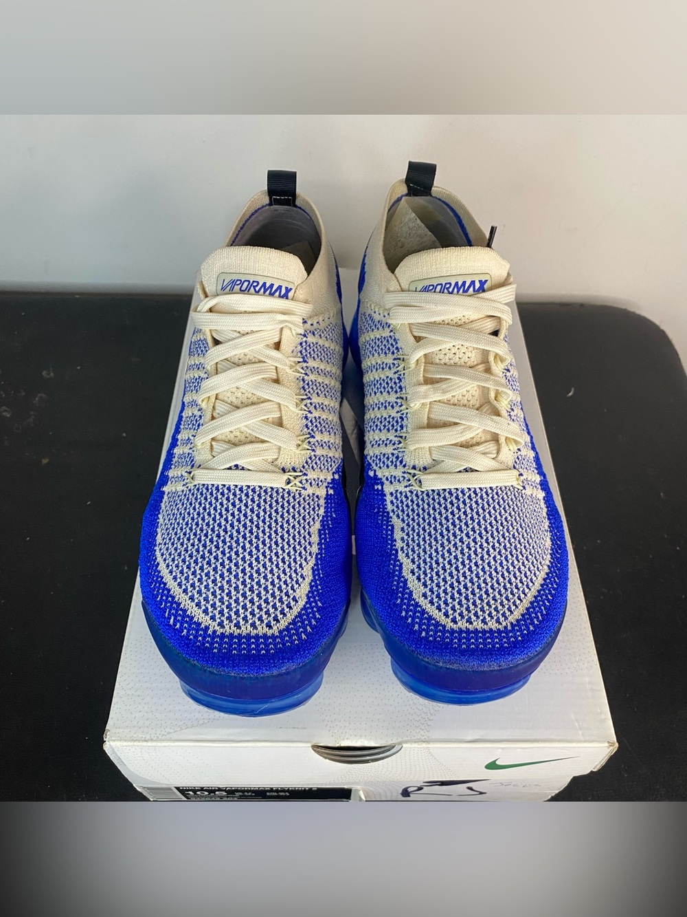 Nike Air Vapormax Flyknit 2 “Racer Blue” Size 10.5 - Picture 6 of 9